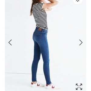 Madewell 9” High-Rise Skinny Jeans in Patty Wash